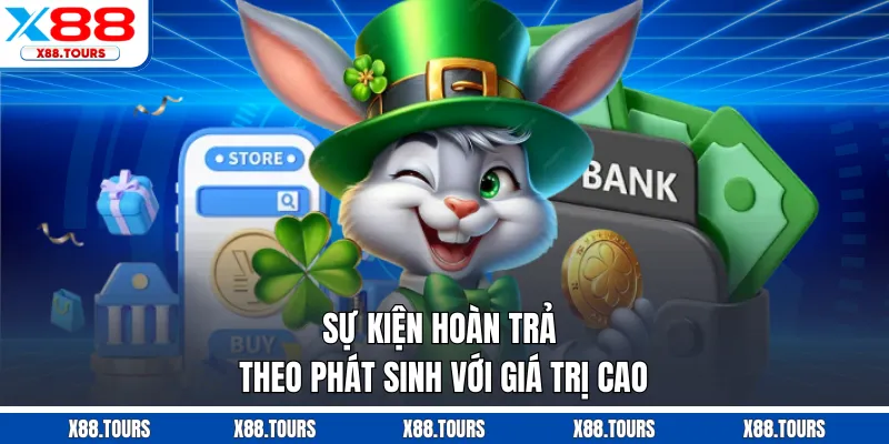 Sự kiện hoàn trả theo phát sinh với giá trị cao